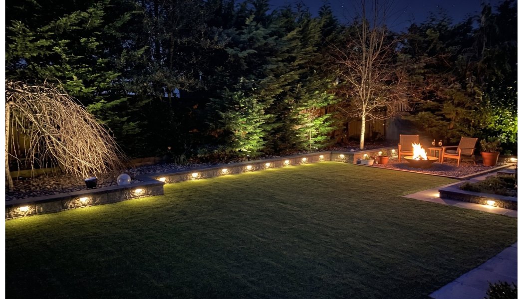 Before landscape lighting
